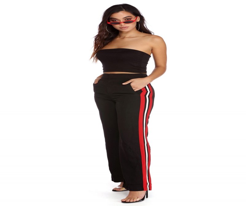 TableClothsUs Basic Ribbed Cropped Tube Top