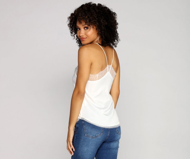 TableClothsUs Satin Sweet Tank Top