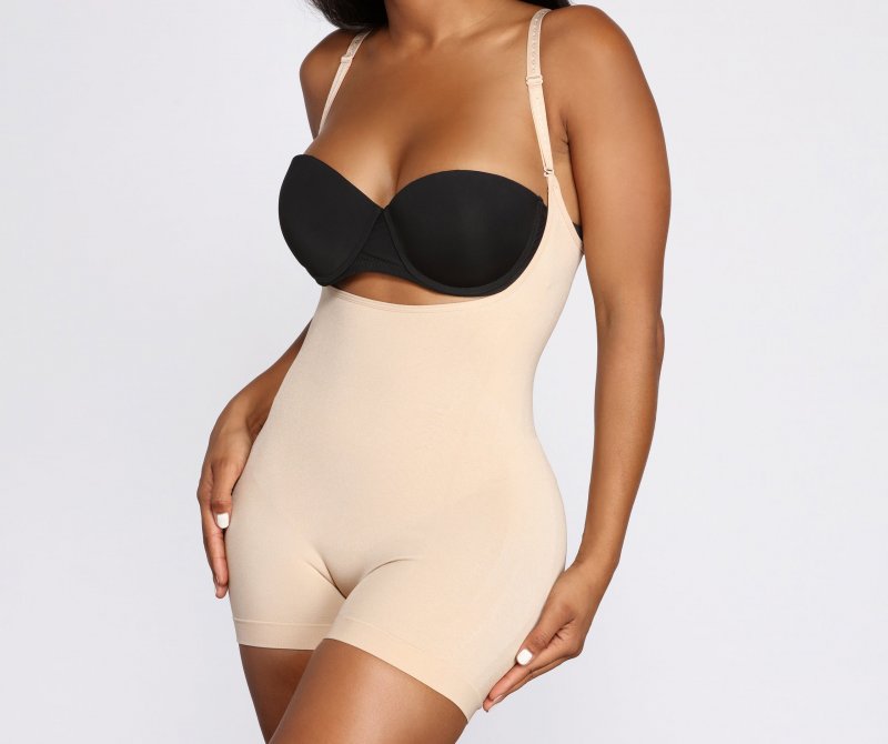 TableClothsUs Seamless Shaping Boy-short Bodysuit