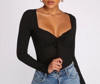 TableClothsUs Sweet On You Knit Bodysuit