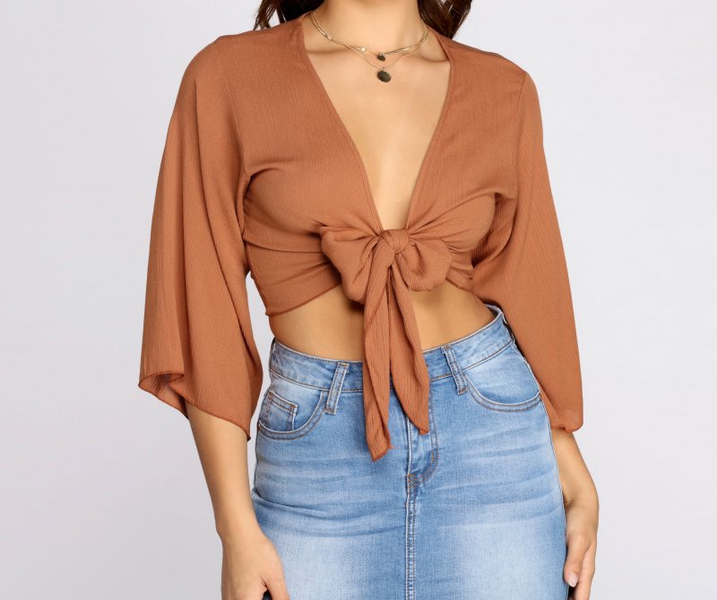 TableClothsUs Go With The Flow Kimono Sleeve Top